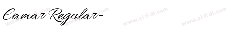 Camar Regular字体转换 Camar Regular字体转换